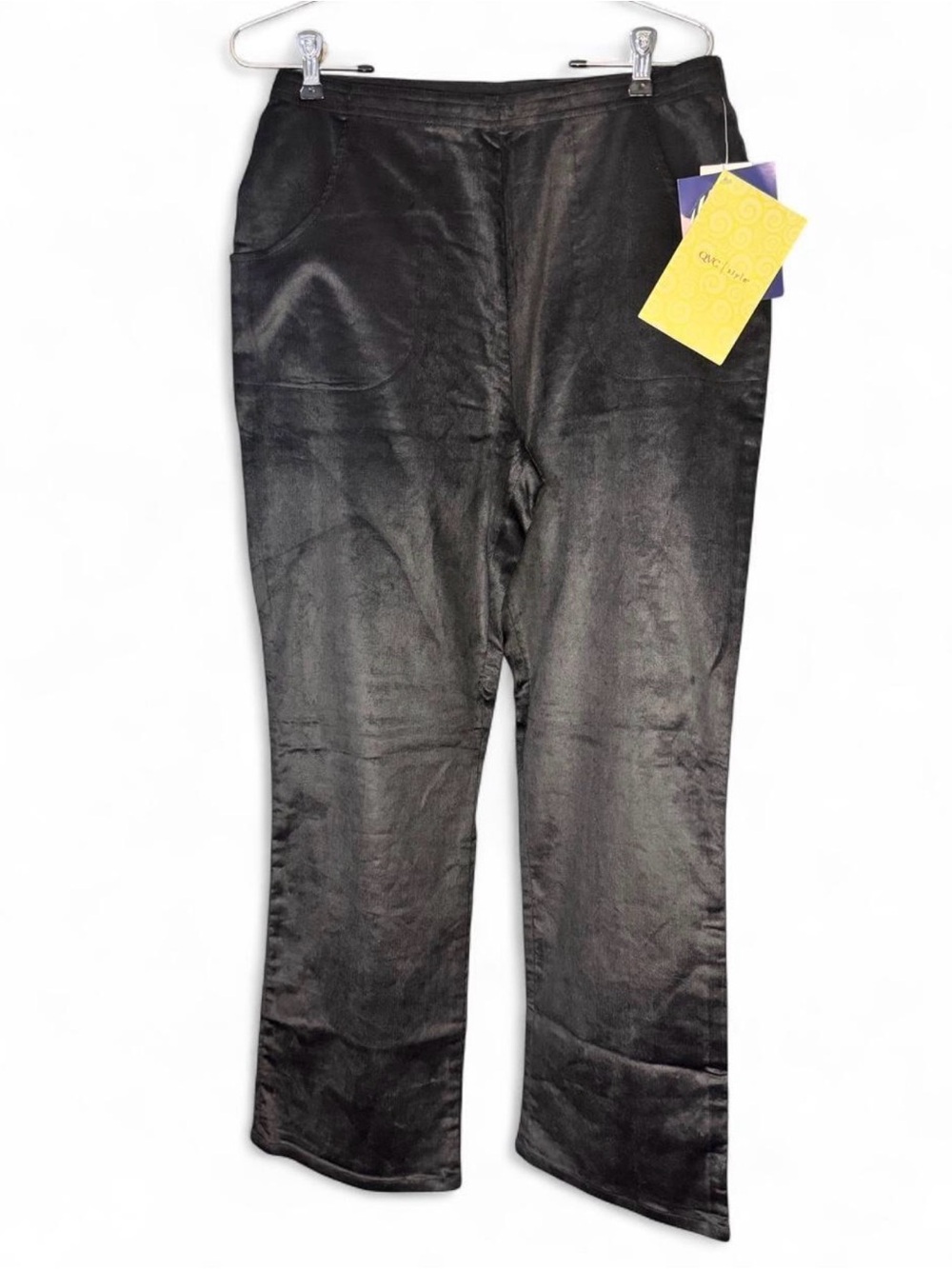 Denim&Co Black Cropped Pull-On Women's Pants